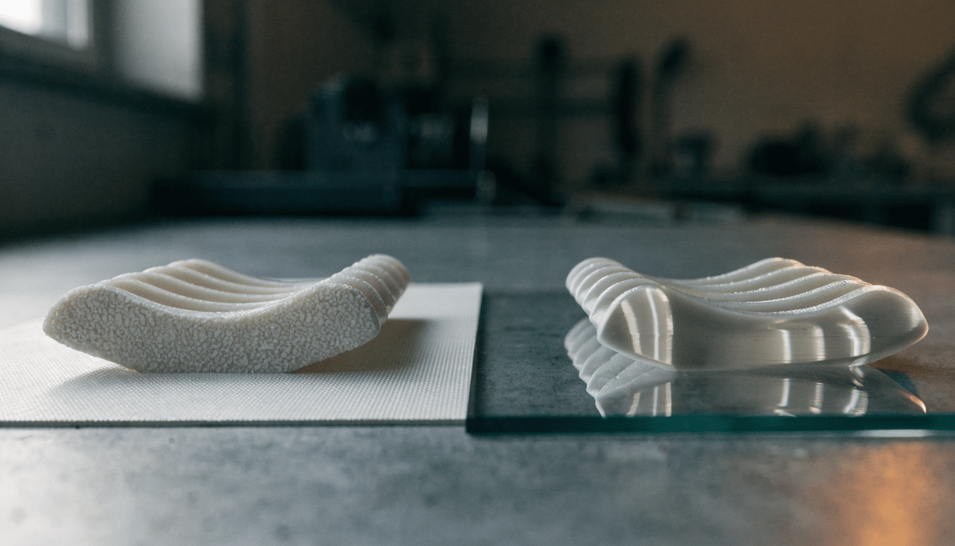 PEI vs Glass Build Plate: Adhesion or the Flattest Possible Finish