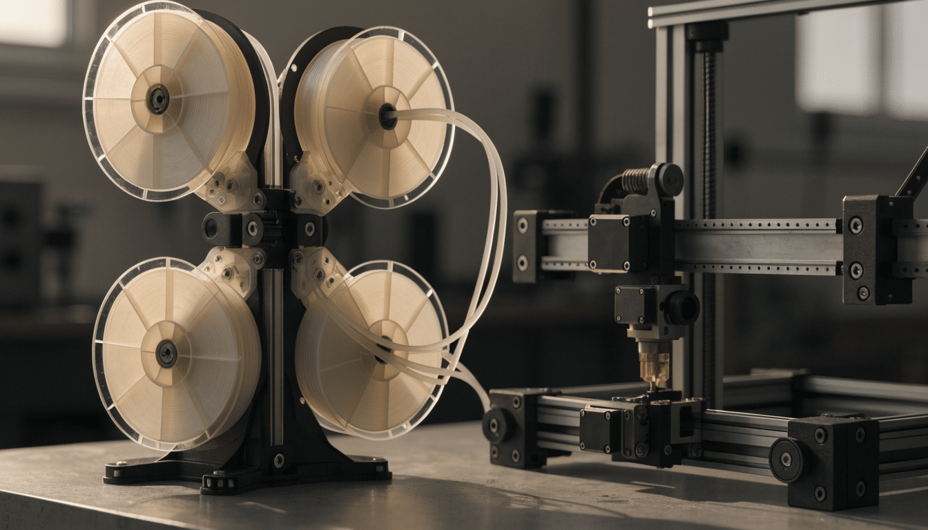 Bambu Lab AMS lite setup for the A1
